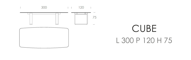 CUBE (L 300 P120 H 75)