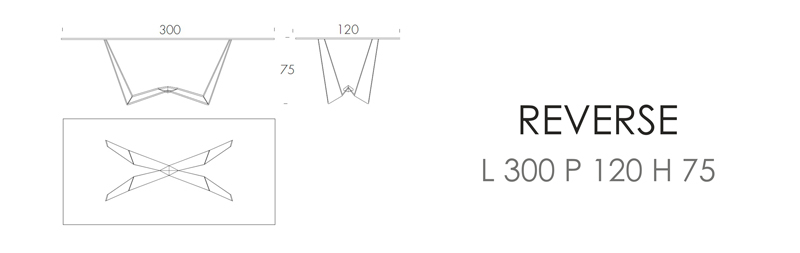 REVERSE L 300 P 120 H 75 (прямоугольный)