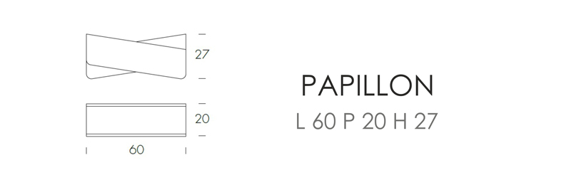 Вешалка Papillon (L 60 P 20 H 27)