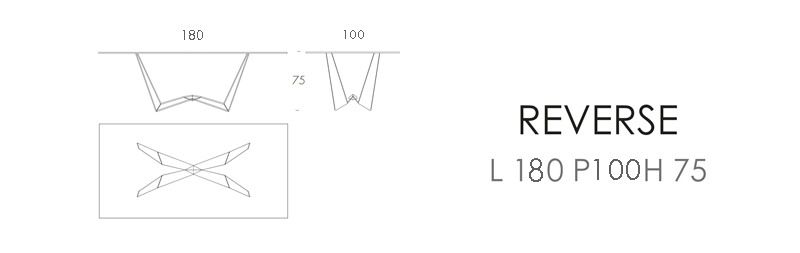 REVERSE L 180 P 100 H 75 (прямоугольный)