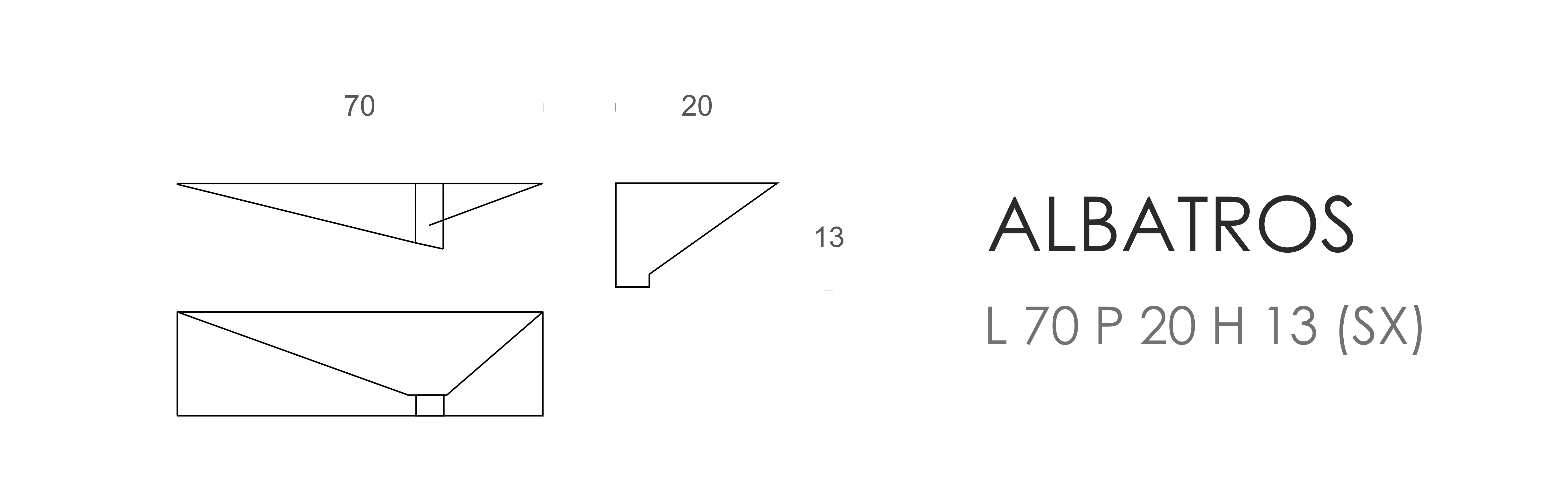 Albatros L 70 P 20 H 13 (SX / DX)