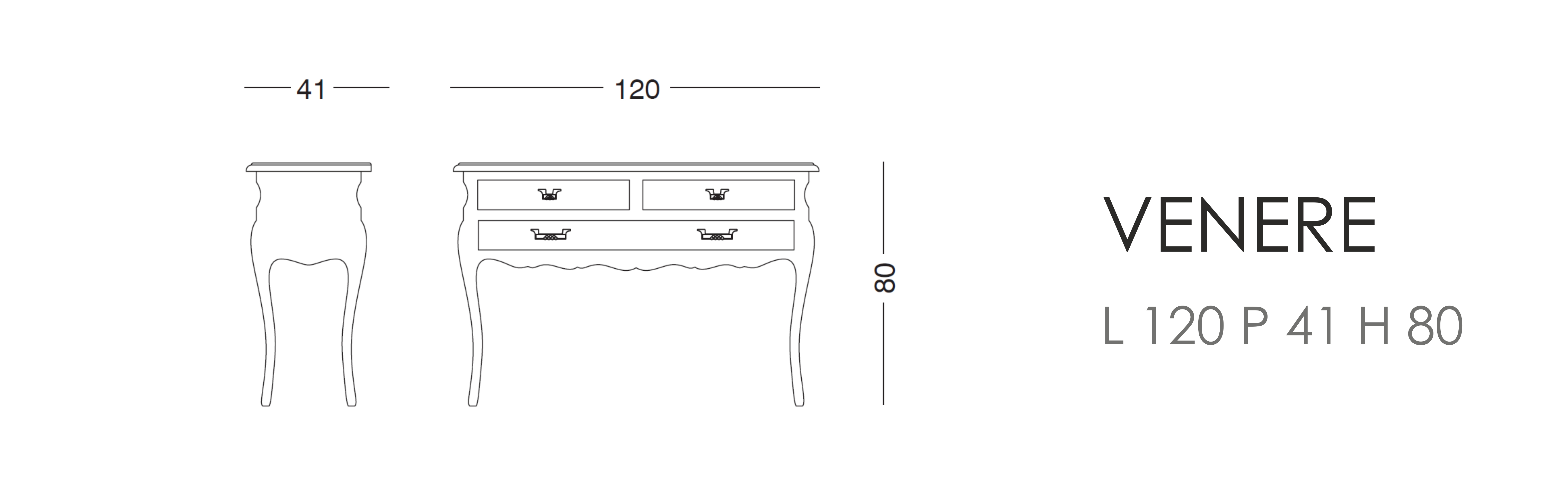 Консоль Venere L 120 P 41 H 80