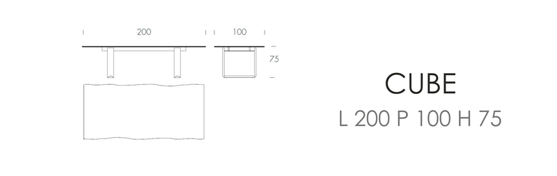 CUBE (L 200 P 120 H 75)