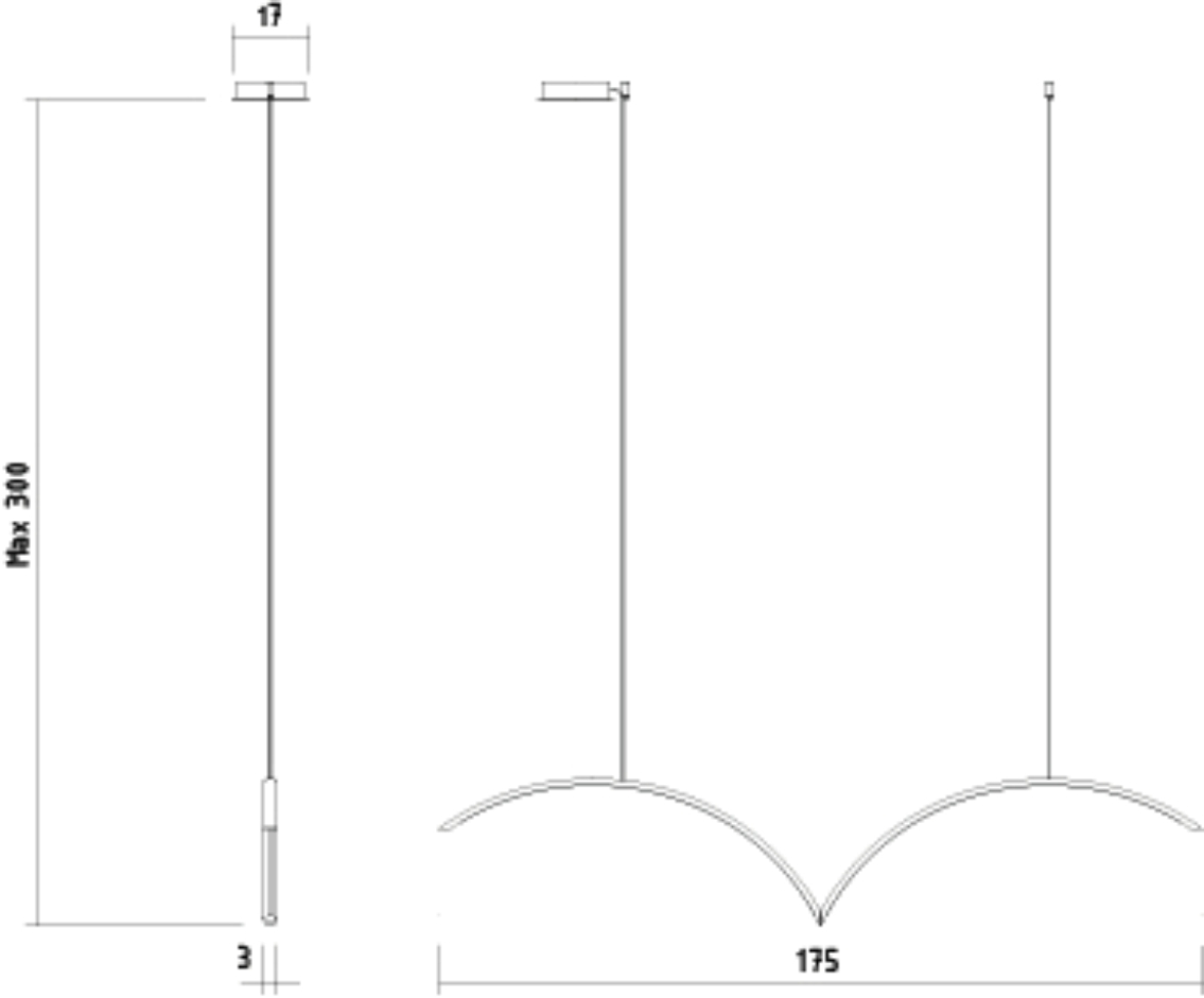 MOOD - L 175 W 25 H max 300 cm
