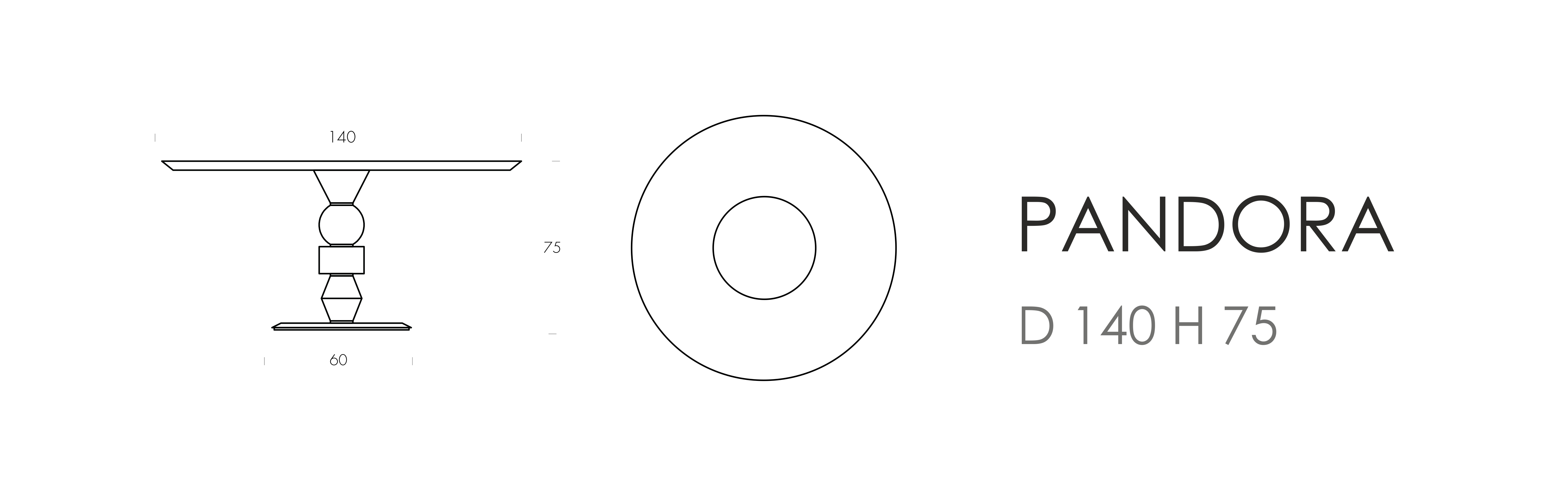 PANDORA - D 140 H 75