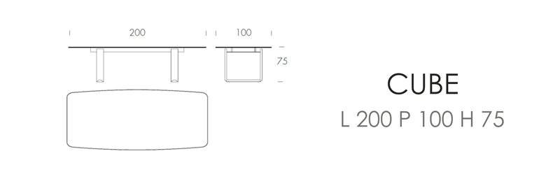 CUBE (L 200 P100 H 75)