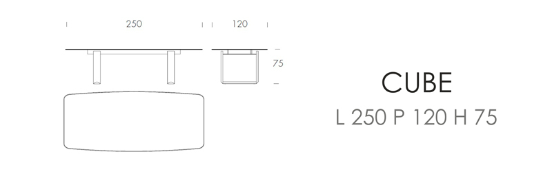 CUBE (L 250 P120 H 75)