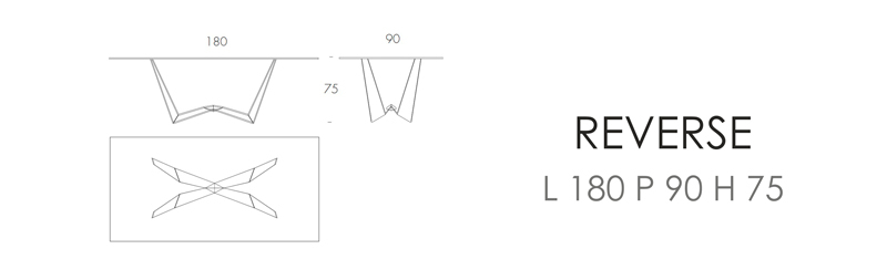 REVERSE L 180 P 90 H 75 (прямоугольный)