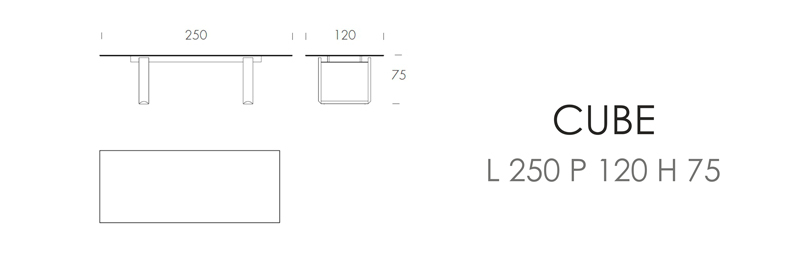 CUBE (L 250 P120 H 75)